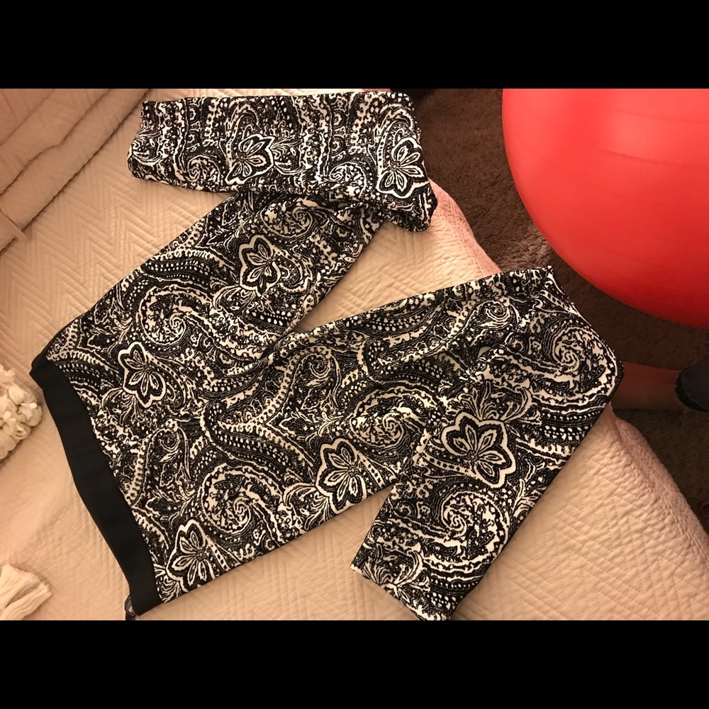 Top Shop velvet leggins
